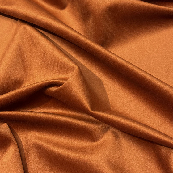 Velurová potahová látka, Velluto, Rezavá