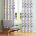 Tissu coton au mètre, 125 g/m², largeur 160 cm, imprimé Galaxie mini grenat et blanche