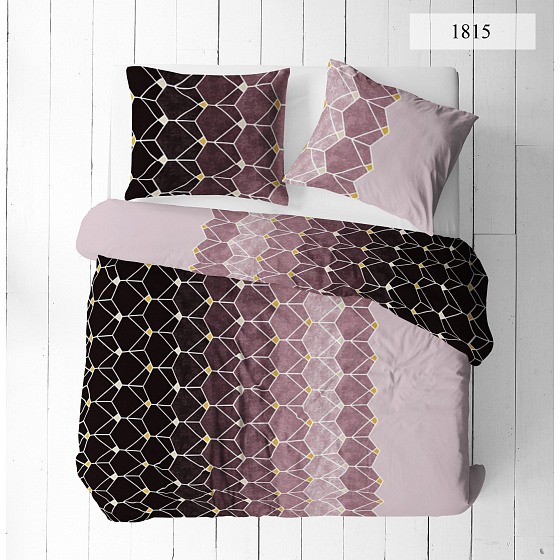 Tissu en coton Abstraction rose, largeur 160 cm