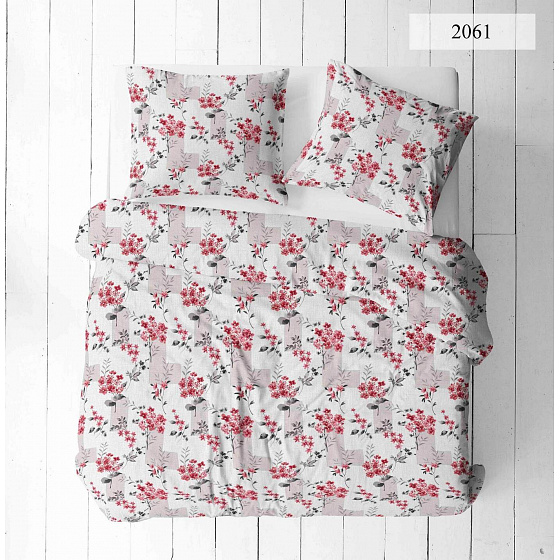 Tissu en coton au mètre, 125 g/m², largeur 160 cm, imprimé à fleurs sur fond blanc