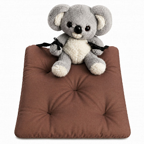 Coussin d'assise de jardin Oxford marrone, 40 × 40 cm Coussin d'assise de jardin Oxford marrone, 40 × 40 cm