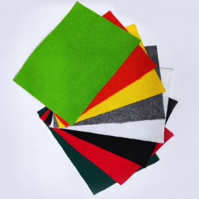 Échantillonneur du tissus, feutre décoratif 3 mm 300 gr