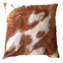 Tissu Minky, micro peluche, 380 gr/m2, largeur 155 cm,, motif Vache, coleur Marron