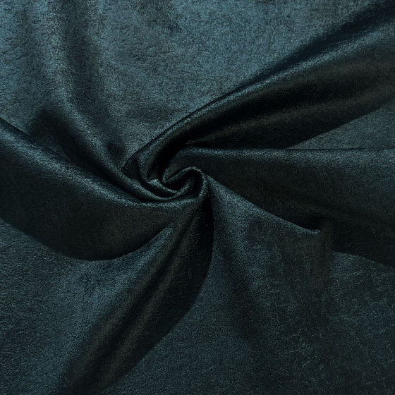 Velvet upholstery fabric, Infinity, Deep Ocean