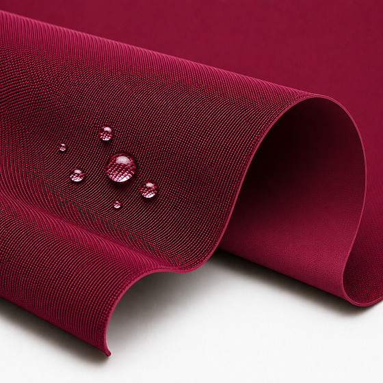 Tissu extérieur Imperméable PVC Codura 600D, 360 g/m², 150 cm, Bordeaux