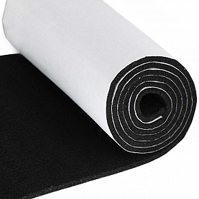 Feutrine autocollante 4,5 mm, 700 g/m², noir