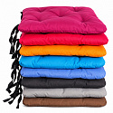 Coussin d'assise de jardin Oxford fuchsia, 40 × 40 cm