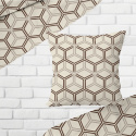 Linge de lit en coton avec fermeture, couleur Beige, 140x200 cm