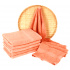 Serviette de bain 50x100 cm, couleur corail