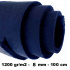 Feutrine technique 8 mm, 1200 g/m², largeur 100 cm, bleu