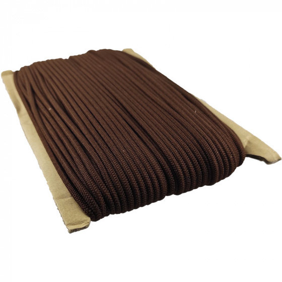 Corde élastique couleur marron 3 mm 50 m