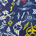 Le tissu PVC Kodura 600x300 multicouleur Océan blue