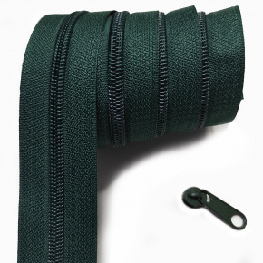 Fermeture à glissière en spirale outremer  5 mm au métre 