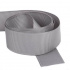 Ruban très solide souple en polyester, couleur Gris clair, 30 mm emballage 50 m