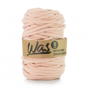 Cordons tressé coton 9 mm, 50 m, couleur saumon 120