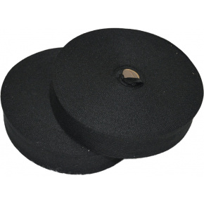 Bande ourlet polyester 15 mm couleur noir