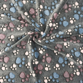 Tissu imitation fourrure d'agneau, 320 g/m², largeur 160 cm, PATTES Tissu imitation fourrure d'agneau, 320 g/m², largeur 160 cm, PATTES