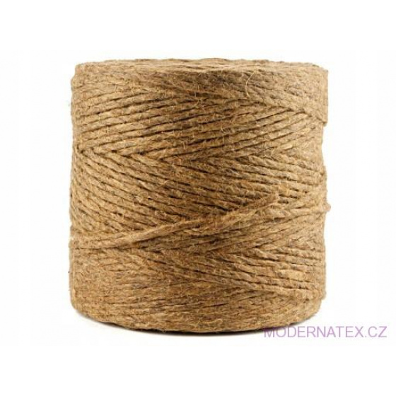 Lněný stáčený provázek 150x10 SN, 500gr, navín 330 m