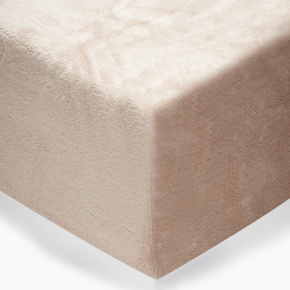 Drap microflanelle couleur beige 180x200