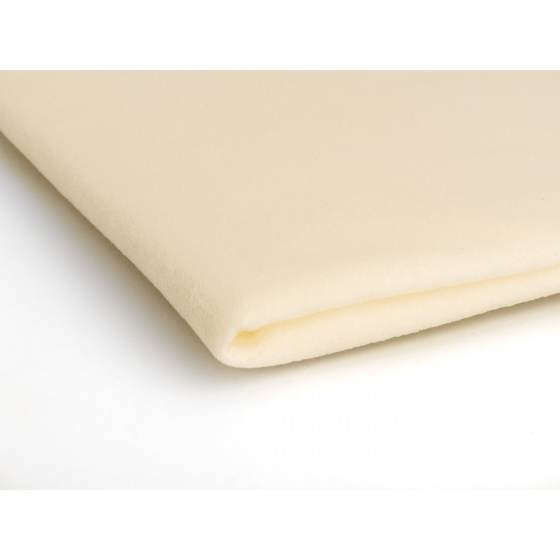 Tissus polaire, 200 g/m², pour loisirs créatifs ecru 02 