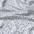 Tissu coton au mètre, 125 g/m², largeur 160 cm, imprimé Galaxie mini grenat et blanche