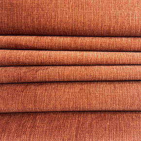 Tissu d'ameublement en velours doux au toucher, Breeze Rust