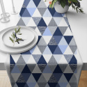 Tissu en coton uni au mètre, 125 g/m², largeur 160 cm, Triangulair 9 cm 