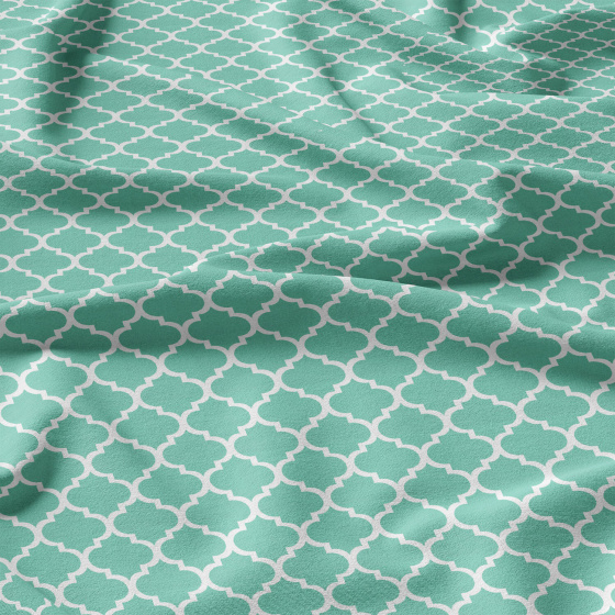 Tissu en coton uni au mètre, 125 g/m², largeur 160 cm, menthol        