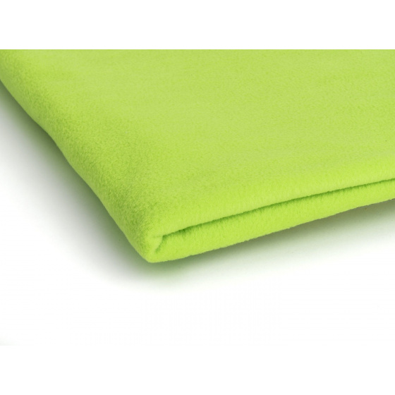 Tissus polaire, 200 g/m², pour loisirs créatifs neon seledin 34