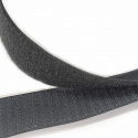 Pásek na suchý zip Háček a Smyčka set barva grafitová 40 mm balení 25 m