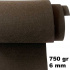 Feutrine technique 6 mm, 750 g/m², largeur 155 cm, marron