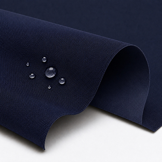Tissu extérieur Imperméable PVC Codura 600D, 360 g/m², 150 cm, Bleu Marine