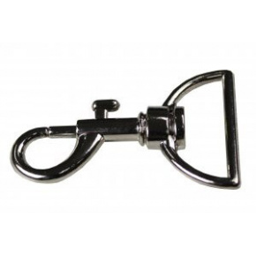 Mousquetons argent finition  30 mm