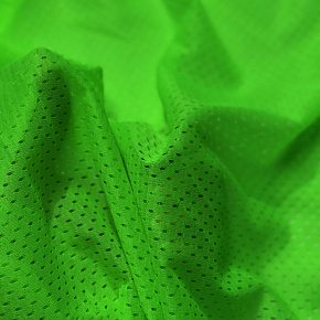 Tissu filet mesh vert au mètre, maille fine 2 × 2 mm, 60 g/m², largeur 150 cm