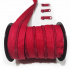 Fermeture à glissière en spirale rouge 5 mm au métre