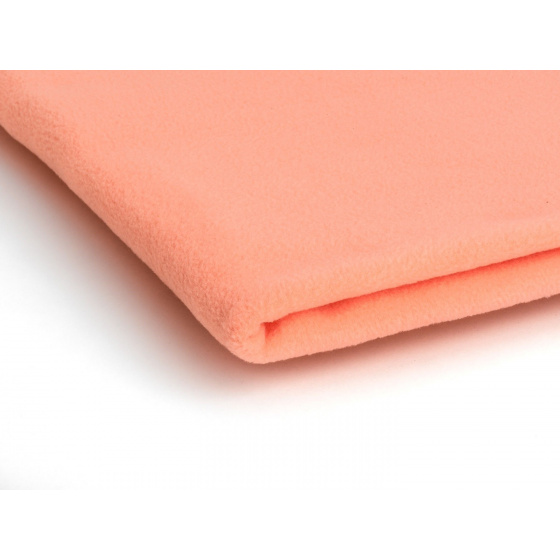 Tissus polaire, 200 g/m², pour loisirs créatifs saumon 44