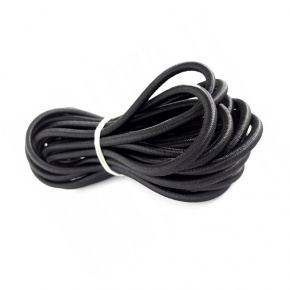 Corde élastique 5 mm noir au métre