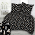 Tissu coton au métre imprimé Chat et sindice couleur noir