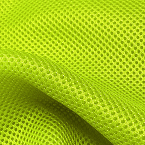 Tissu en maille 3D (spacer), 210 g/m², largeur 150 cm, Jaune Neo
