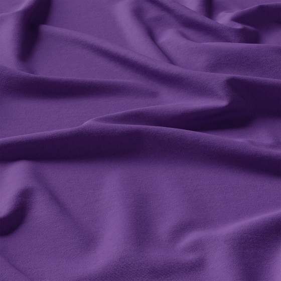 Tissu en coton uni au mètre, 125 g/m², largeur 160 cm, violet
