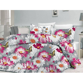 Linge de lit Karla en coton, couleur violet, 140x200 cm Linge de lit Karla en coton, couleur violet, 140x200 cm