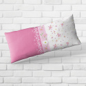 Linge de lit en flanelle avec fermeture, couleur Rose, 140x200 cm
