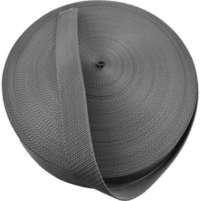 Ruban polypropylène renforcé pour sacs 25 mm couleur gris (50 m)