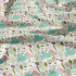 Tissu coton au métre imprimé Moutons couleur blanche 125