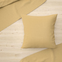 Tissu en coton uni au mètre, 125 g/m², largeur 160 cm, biege