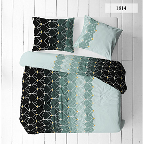 Tissu en coton Abstraction menthol, largeur 160 cm Tissu en coton Abstraction menthol, largeur 160 cm