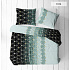 Tissu en coton Abstraction menthol, largeur 160 cm
