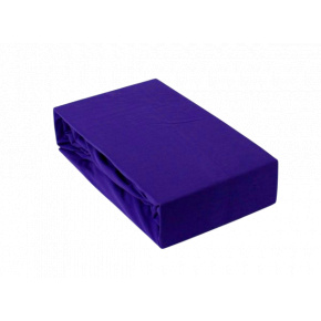 Drap Housse Jersey avec élastique, 90x200 cm Ultramarine bleu