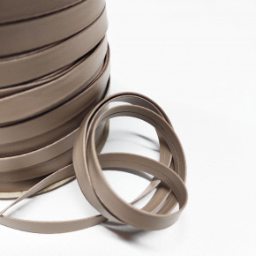 Biais replié simili cuir 10 mm couleur beige 308