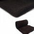 Tissu imitation fourrure d'agneau, 320 g/m², largeur 160 cm, 12 noir
